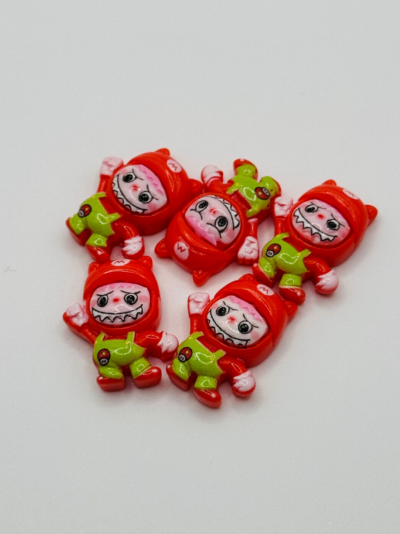 Red Labubu Beads