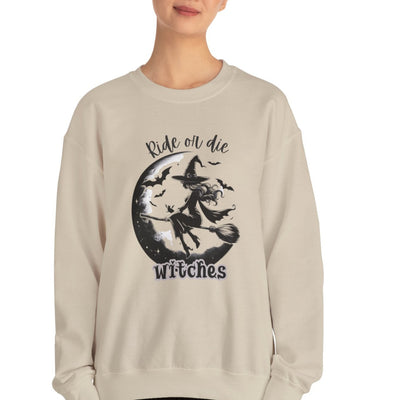 Witchy Crewneck Sweatshirt - Cozy Halloween Sweater, Witch Design, Perfect for Fall, Spooky Season Gift, Witch Lover Apparel