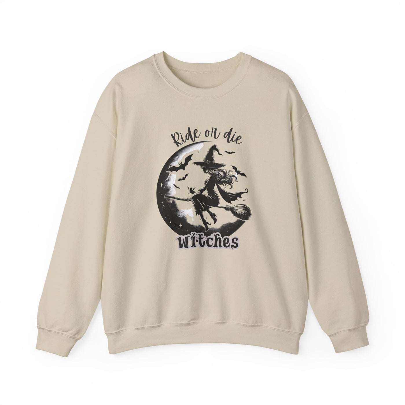 Witchy Crewneck Sweatshirt - Cozy Halloween Sweater, Witch Design, Perfect for Fall, Spooky Season Gift, Witch Lover Apparel
