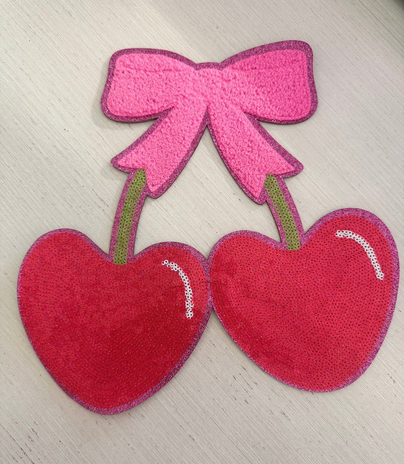 Cherry Bow Shirt Patch